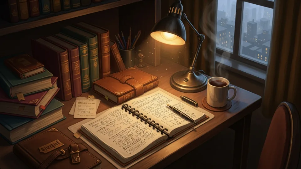 Ilustración conceptual de Céntrate (Deep Work)